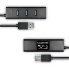 Axagon HUE-S2BP 4x USB 3.0 LAADHUB met 1,2 m kabel incl. voeding