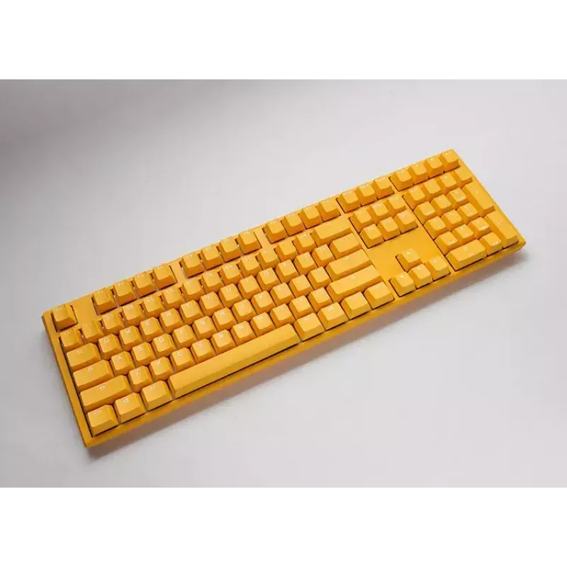 Ducky One 3 geel toetsenbord gaming USB Duits full-size RGB LED