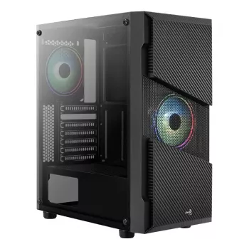 Aerocool Menace Saturn RGB midi tower zwart