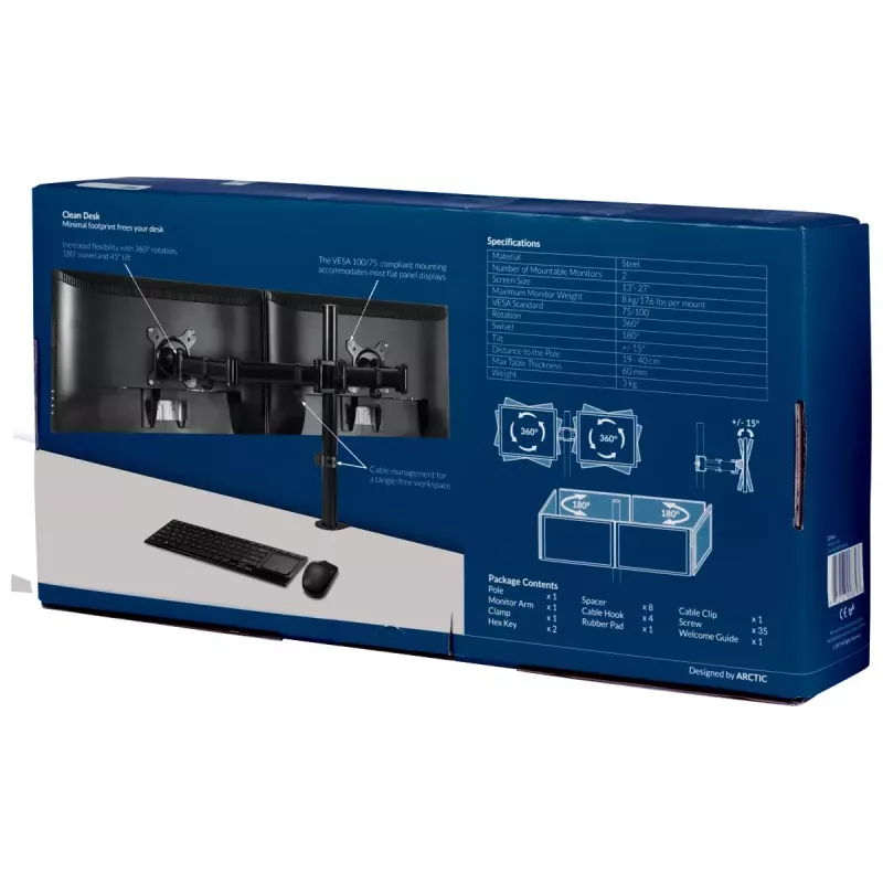 Monitorhouder ARCTIC Z2 Basic