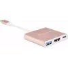 USB-C naar HDMI video-adapter SILVERSTONE EP08 (USB-C 3.1, HDMI) roze