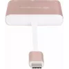 USB-C naar HDMI video-adapter SILVERSTONE EP08 (USB-C 3.1, HDMI) roze
