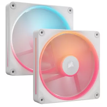 CORSAIR Icue Link Lx140-r RGB 140mm PWM Reverse ventilator starterkit - wit