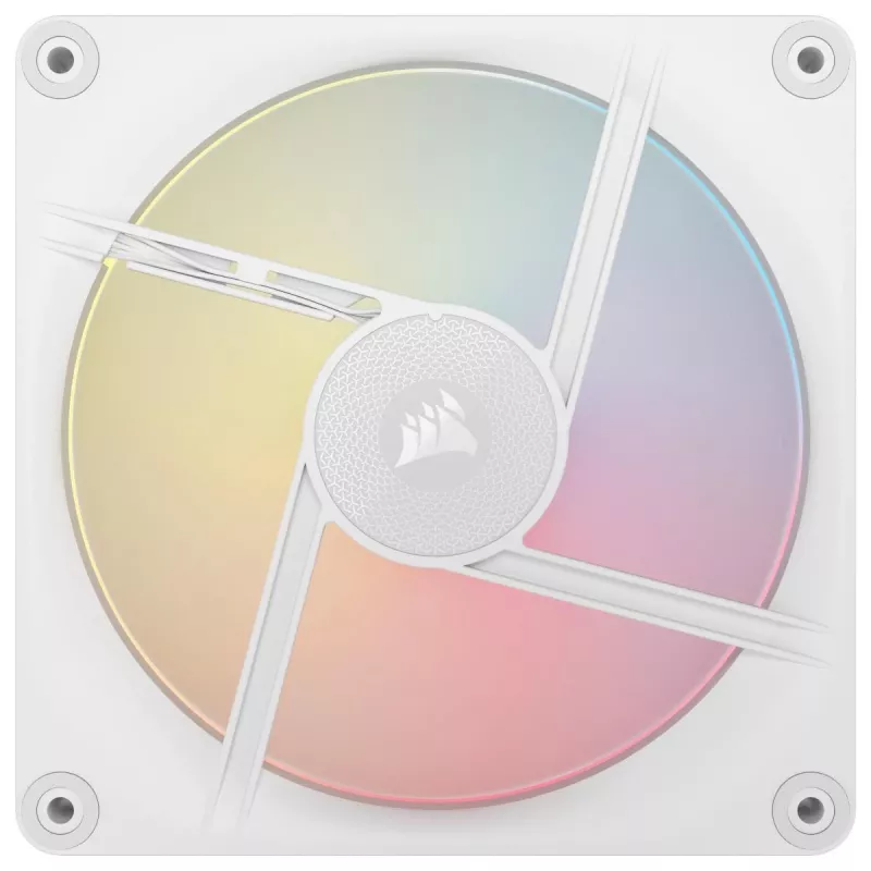 CORSAIR Icue Link Lx140-r RGB 140mm PWM Reverse ventilator starterkit - wit