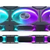 Phanteks D30-140 PH-F140D30_DRGB_PWM_BK01 behuizingsventilator PWM D-RGB, Regular Airflow, 140 mm, zwart
