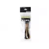 SilverStone PP07-IDE6BG verlengkabel van 6-pins PCIe naar 6-pins PCIe, 250 mm, zwart/goud