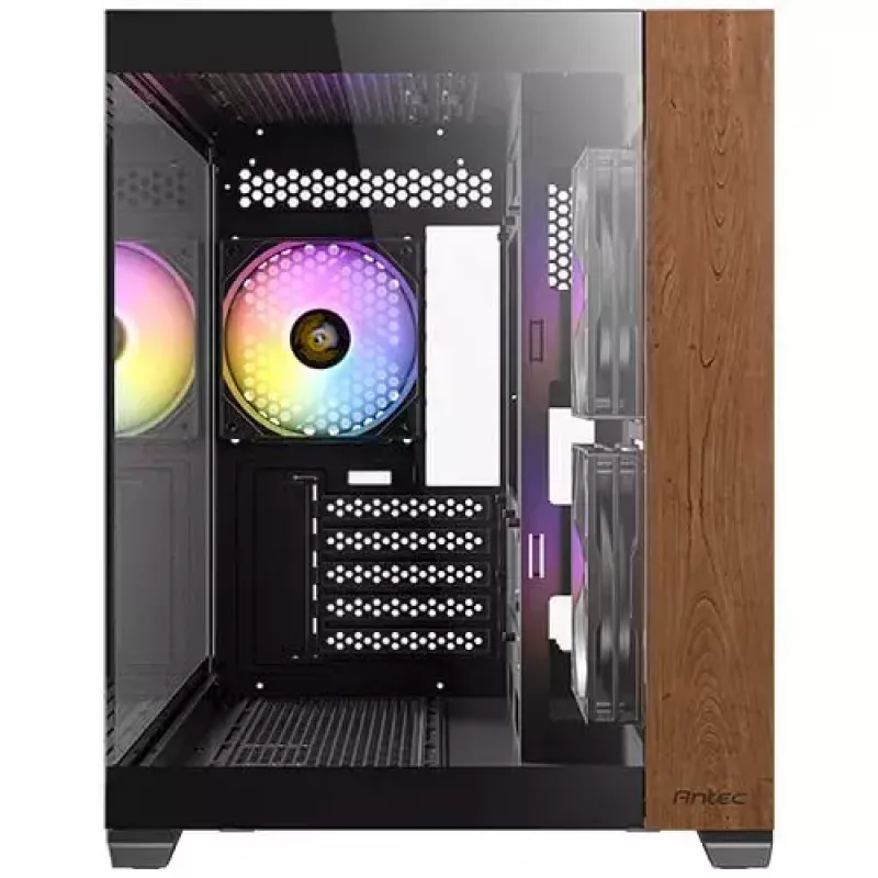 Pc-behuizing Antec CX600M midi tower zwart, hout