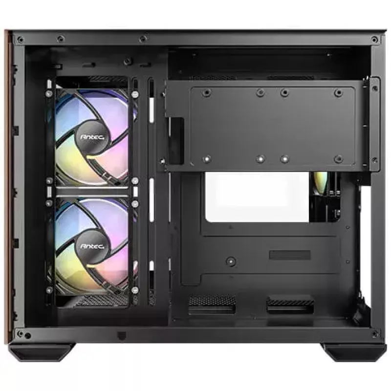 Pc-behuizing Antec CX600M midi tower zwart, hout