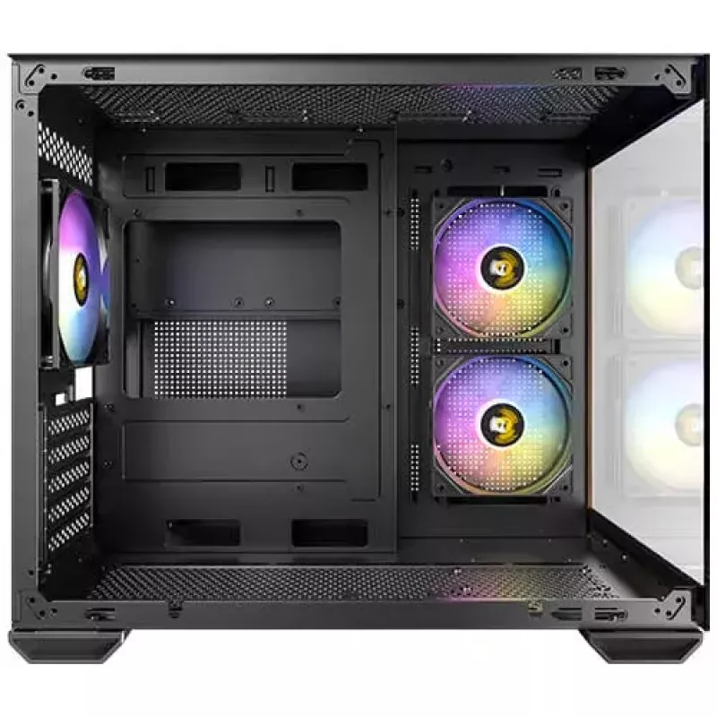Pc-behuizing Antec CX600M midi tower zwart, hout