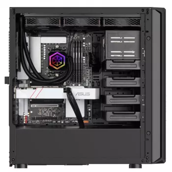 PC-behuizing Silverstone SETA D1 midi tower zwart