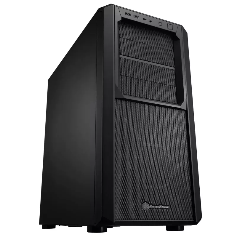 PC-behuizing Silverstone SETA D1 midi tower zwart