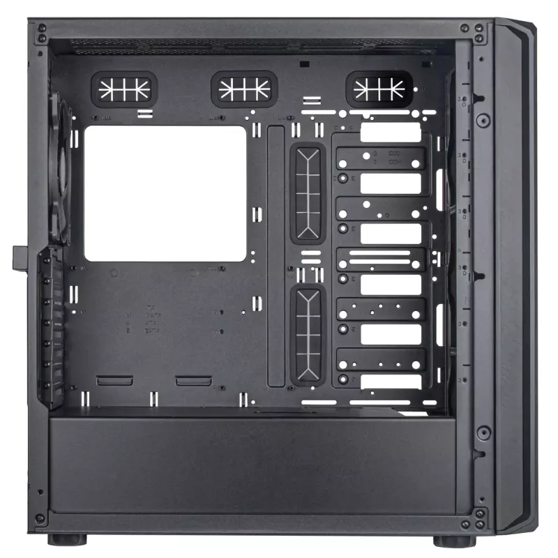 PC-behuizing Silverstone SETA D1 midi tower zwart
