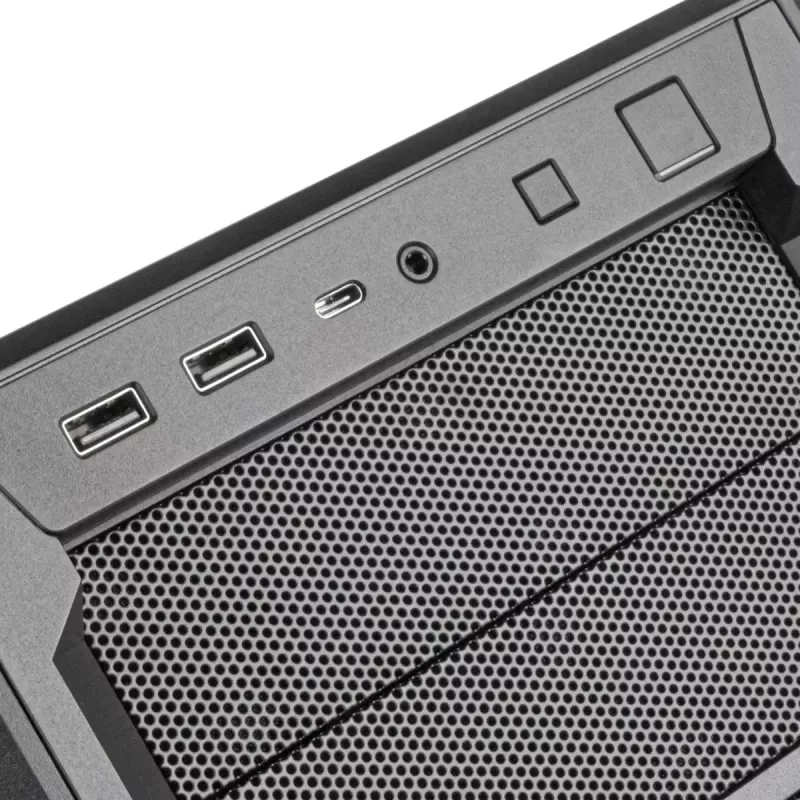 PC-behuizing Silverstone SETA D1 midi tower zwart