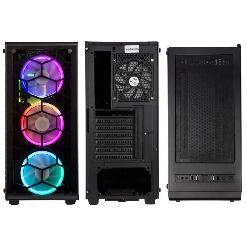 PC-behuizing Kolink Observatory midi tower zwart