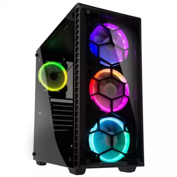 PC-behuizing Kolink Observatory midi tower zwart