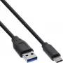 USB 3.2 Gen.1x2 kabel InLine 35714 1,5m USB-C stekker USB-A stekker zwart