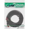 InLine platte ultraslim patchkabel U/UTP Cat.6 gigabit-geschikt zwart 0,5 m