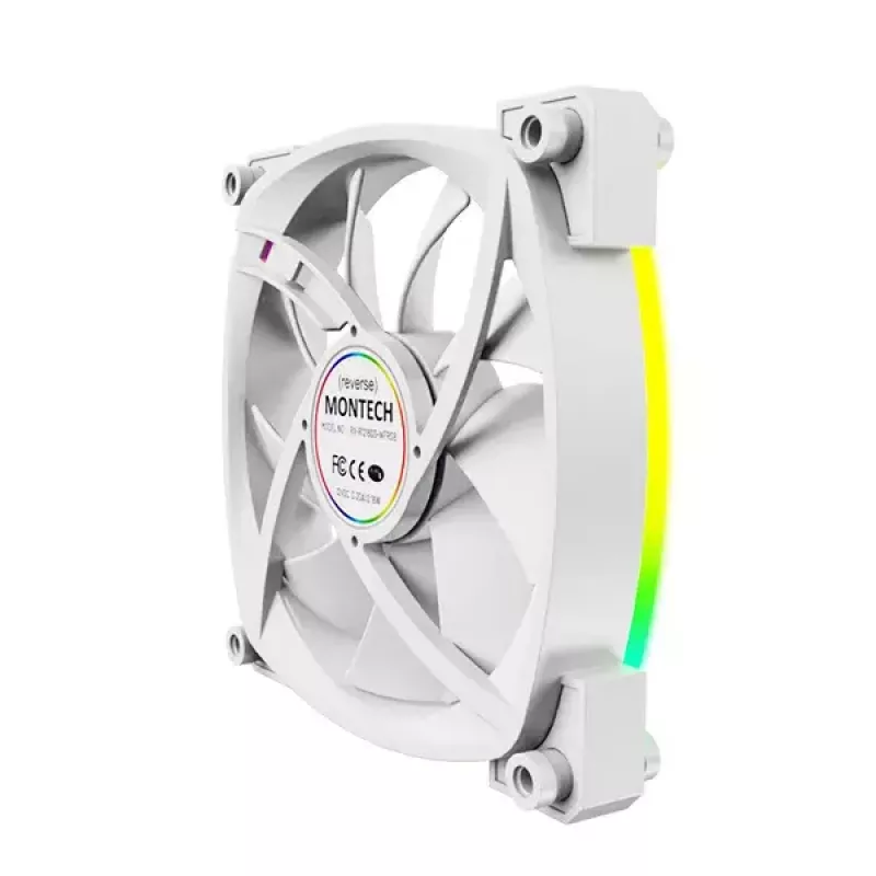 Ventilator Montech RX120 PWM 12 cm 800-1600 RPM 27 dB wit