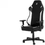 Nitro Concepts X1000 NC-X1000-BW gamestoel, beklede zitting, zwart/wit (Radiant White)