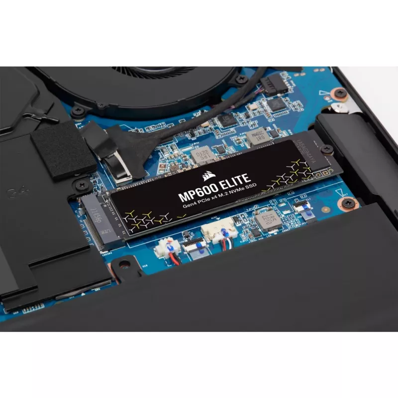 Corsair MP600 Elite CSSD-F1000GBMP600ENH SSD, 1 TB, M.2 2280, PCIe 4.0 x4 NVMe, 3D TLC, 256-bits AES-codering