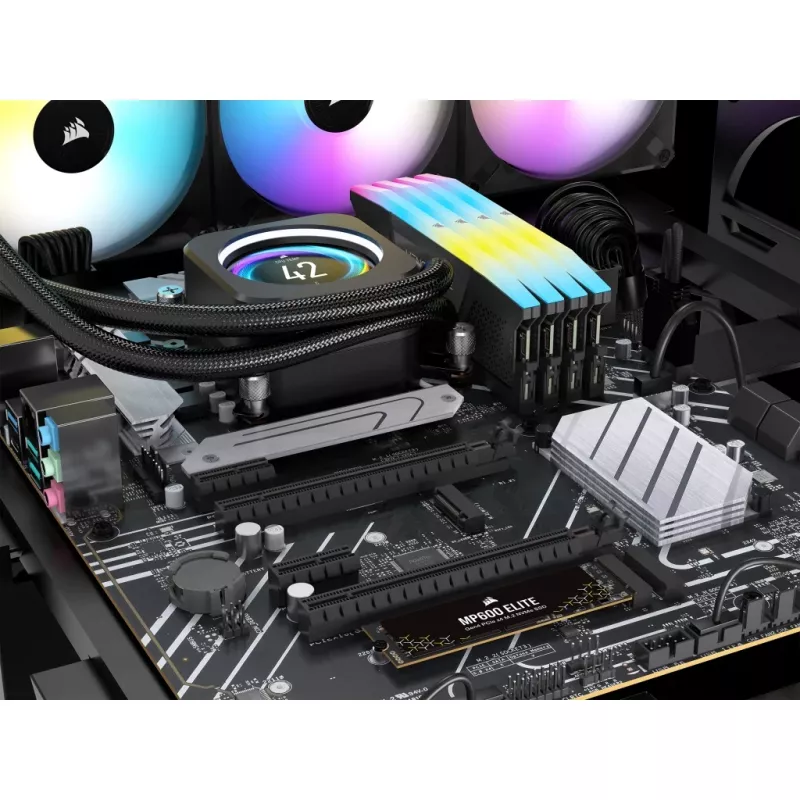 Corsair MP600 Elite CSSD-F1000GBMP600ENH SSD, 1 TB, M.2 2280, PCIe 4.0 x4 NVMe, 3D TLC, 256-bits AES-codering