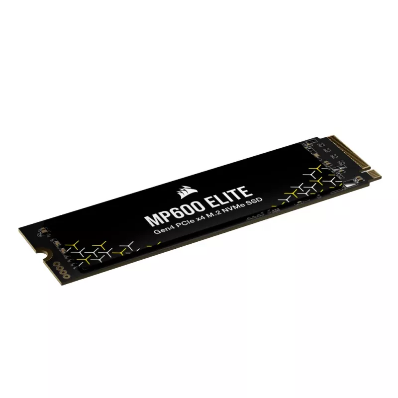 Corsair MP600 Elite CSSD-F1000GBMP600ENH SSD, 1 TB, M.2 2280, PCIe 4.0 x4 NVMe, 3D TLC, 256-bits AES-codering