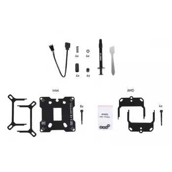 Waterblok Alphacool 13083 messing koper chroom 70mm