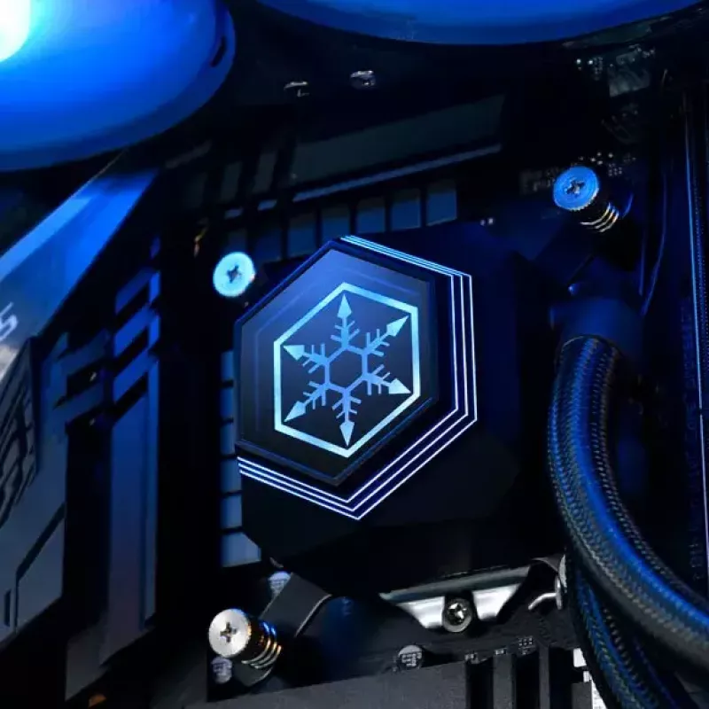 SilverStone Permafrost PF360-ARGB V2 SST-PF360-ARGB-V2 360 mm AiO-waterkoeler voor CPU, ARGB, incl. RGB-controller, zwart