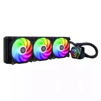 All-in-one-vloeistofkoeler Silverstone SST-PF360-ARGB-V2 12 cm zwart