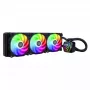 SilverStone Permafrost PF360-ARGB V2 SST-PF360-ARGB-V2 360 mm AiO-waterkoeler voor CPU, ARGB, incl. RGB-controller, zwart