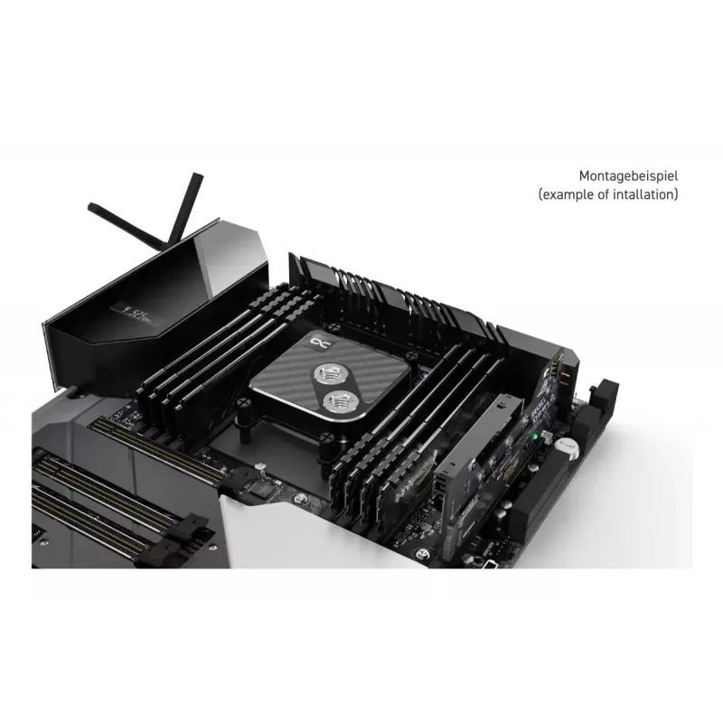 Alphacool Core 1 CPU-waterblok, Carbon