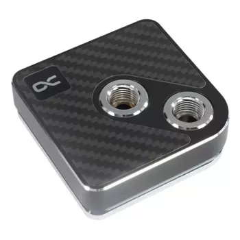 Waterkoelblok Alphacool Core 1 Carbon messing koper nikkel zwart 72mm