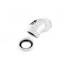BitsPower BP-DWE45RML vloeistofkoeling accessoire — messing nikkel wit, 1/4 inch schroefdraad