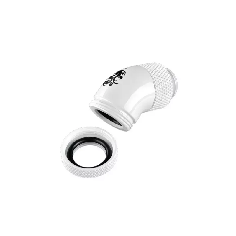 BitsPower BP-DWE45RML vloeistofkoeling accessoire — messing nikkel wit, 1/4 inch schroefdraad
