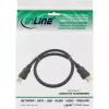 InLine High Speed HDMI-kabel met Ethernet Premium 4K2K stekker / stekker zwart 1,5 m