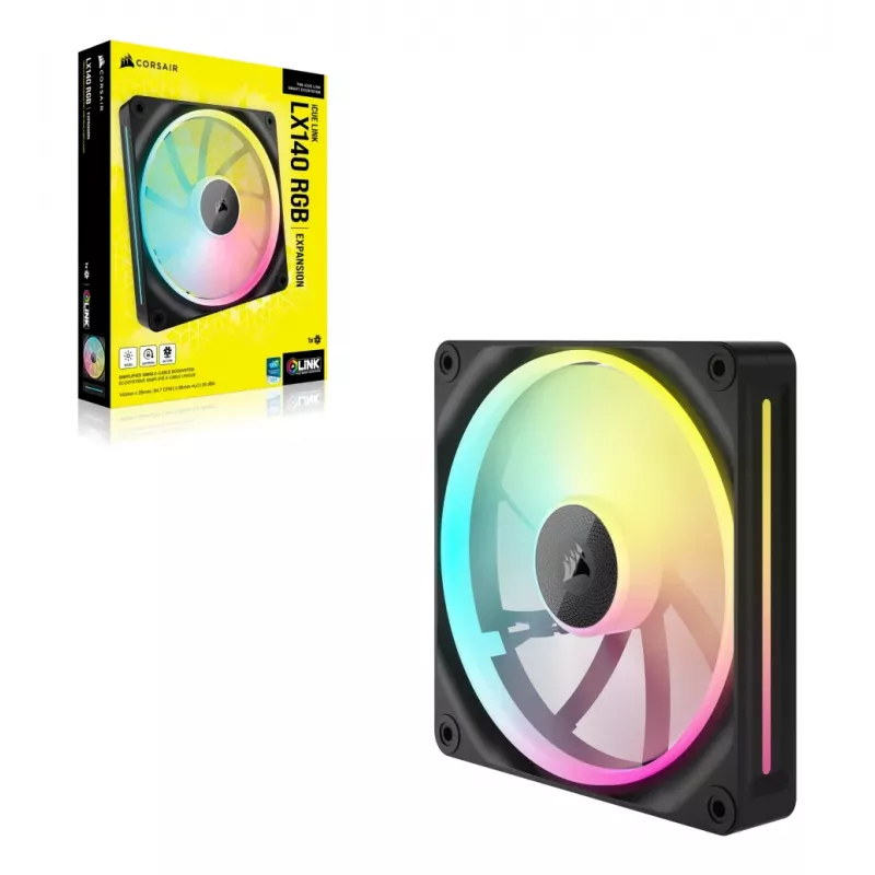Corsair CO-9051027-WW ventilator 14 cm zwart 350-2000 tpm magneetlager