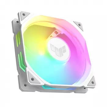 ASUS TUF GAMING TR120 ARGB REVERSE 120 mm 2000 RPM wit, hydraulisch lager, 76.3 CFM