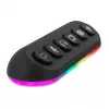 Streamplify HUB DECK 5 USB-hub, 4x USB 3.0, 1x USB 2.0, RGB, 12V, EU-netsnoer, zwart