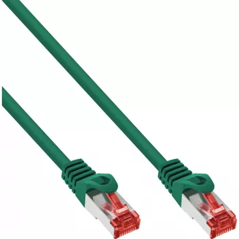 InLine patchkabel S/FTP PiMF Cat.6 250MHz PVC koper groen 2m