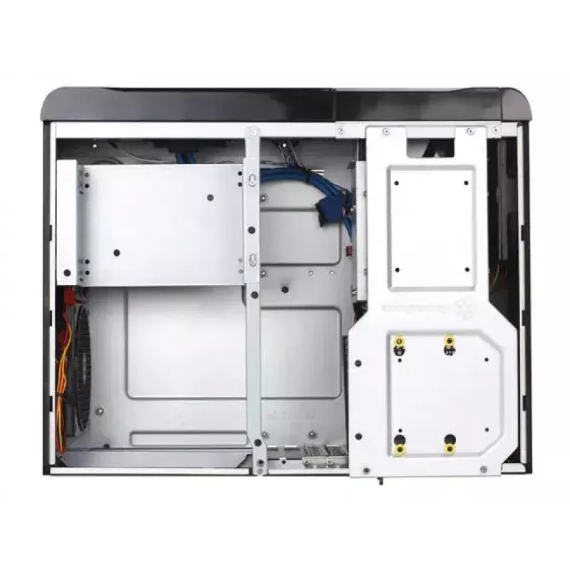 PC-behuizing Silverstone GD06B desktop zwart