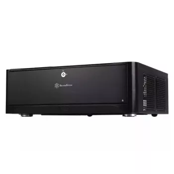 PC-behuizing Silverstone GD06B desktop zwart