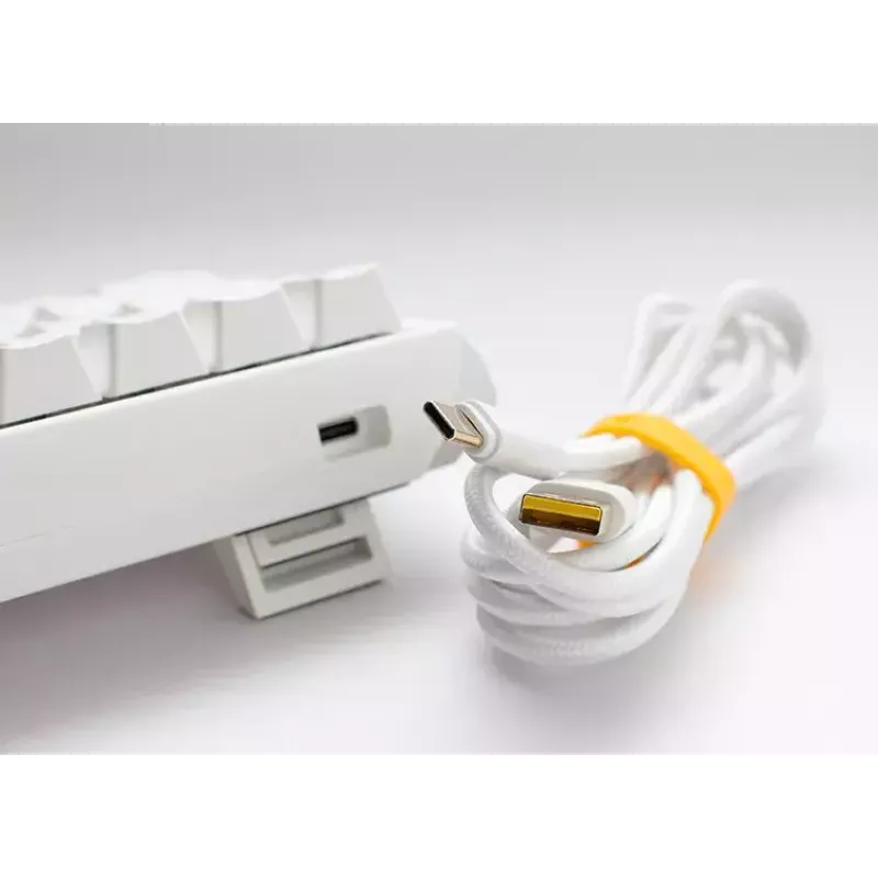 Ducky One 3 Mini Pure White toetsenbord gaming USB Duits mechanisch 61 toetsen