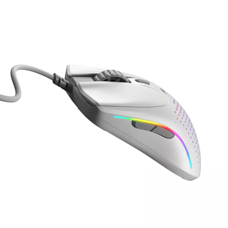 Glorious Gaming Glorious Model O 2 Mini - matwit, rechtshandig, optisch, USB Type-A, 26000 DPI, wit