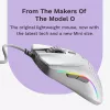 Glorious Gaming Glorious Model O 2 Mini - matwit, rechtshandig, optisch, USB Type-A, 26000 DPI, wit
