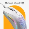 Glorious Gaming Glorious Model O 2 Mini - matwit, rechtshandig, optisch, USB Type-A, 26000 DPI, wit