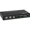 InLine 2x1 HDMI KVM-switch, 2x1, HDMI 4K2K, USB 2.0-hub, met audio