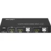 InLine 2x1 HDMI KVM-switch, 2x1, HDMI 4K2K, USB 2.0-hub, met audio