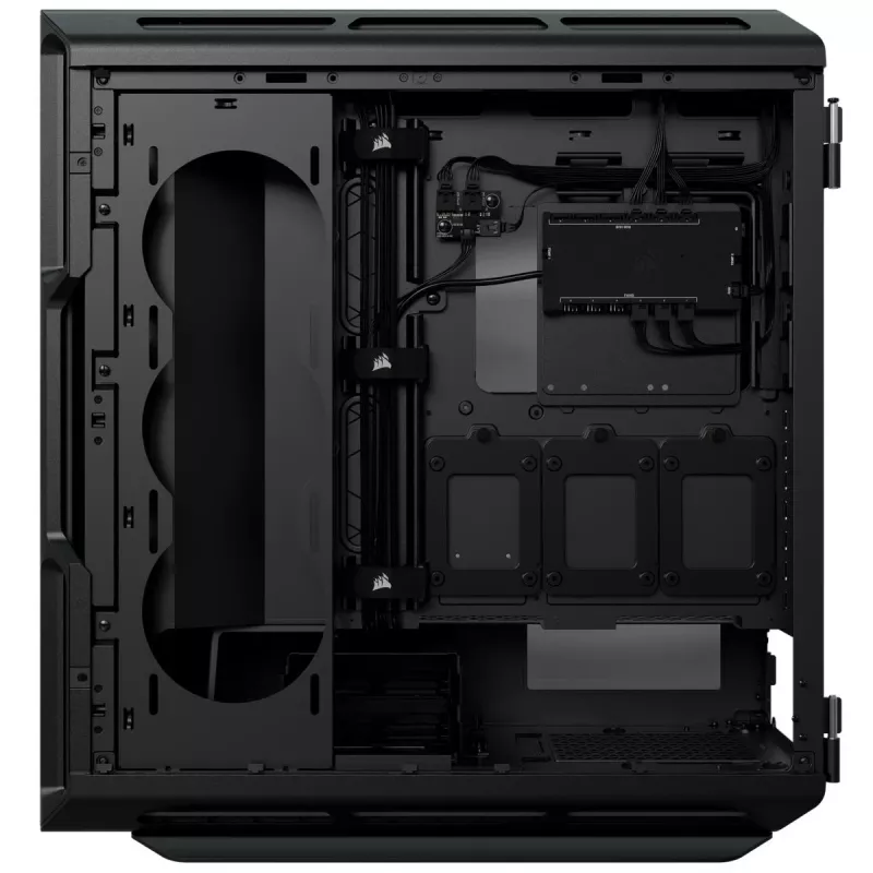 CORSAIR mid-tower ATX pc-behuizing – iCUE 5000T – RGB gehard glas – zwart