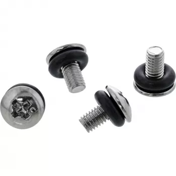 InLine schroevenset voor moederbord met rubberen ringen metrisch 10 stuks InLine 77784M
