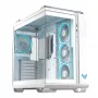 PC-behuizing ASUS TUF GAMING GT502 Horizon TG ARGB wit — midi tower, ATX, gehard glas, 4×3,5-inch vakken, max. GPU 400 mm